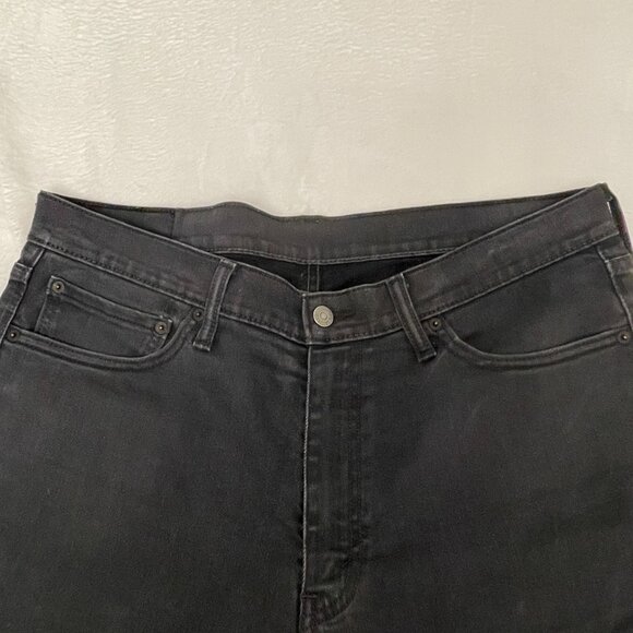 Levi 541 Original Quality Jeans 36x32 Men Black Denim Athletic Tapered Fit - Picture 3 of 11